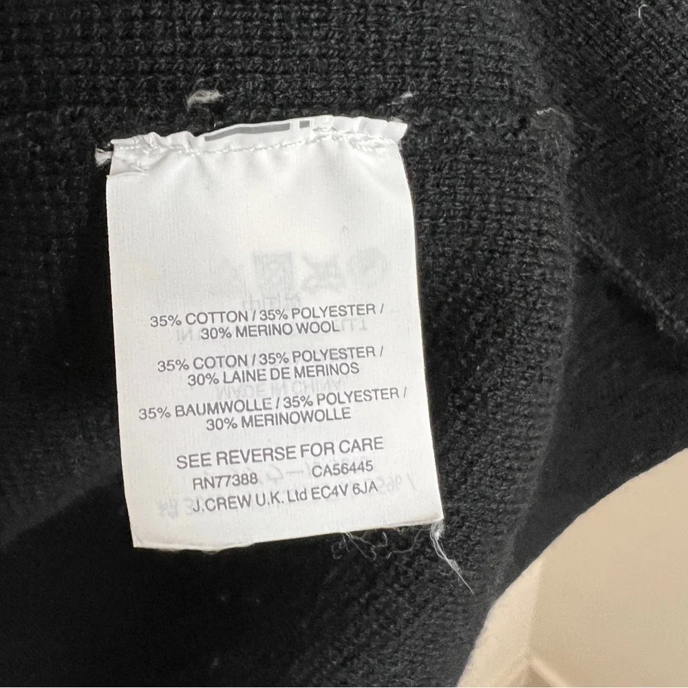 J Crew Sophie Open Front Blazer Sweater